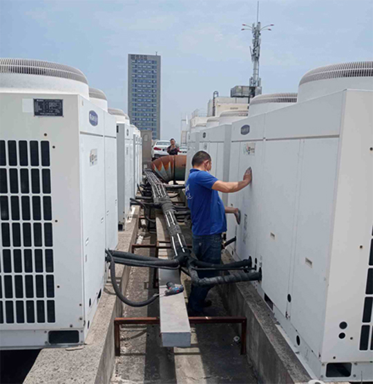 东莞中央空调制热和不制冷系统维修方法